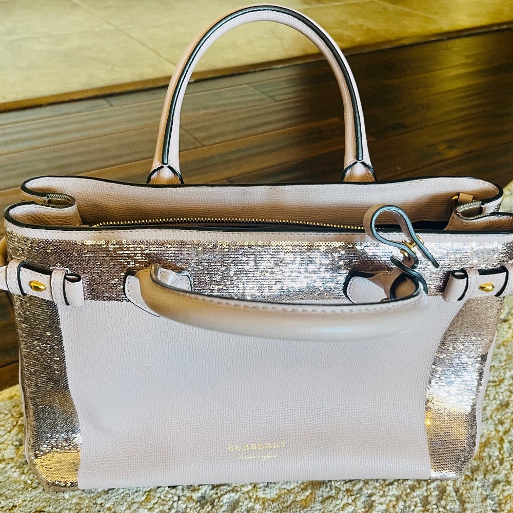 Burberry leather bag